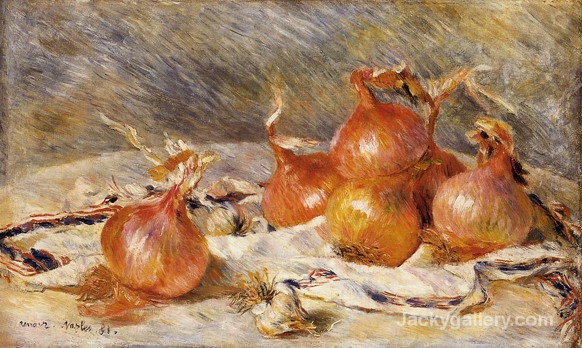Onions by Pierre Auguste Renoir paintings reproduction